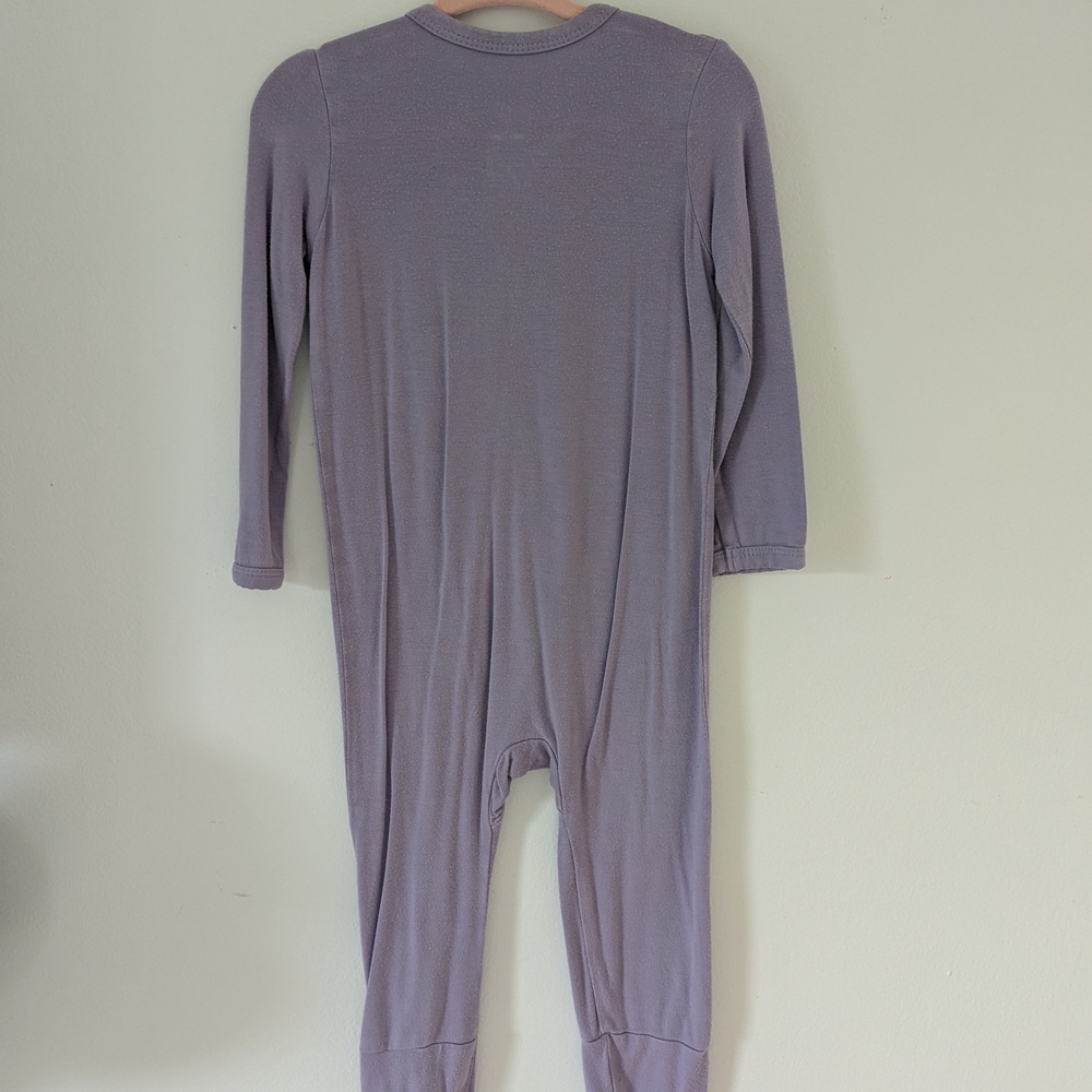 Kyte BABY Lavender Zip-Up Onesie - Picture 2 of 2